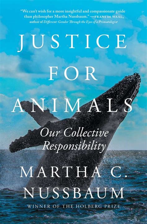 Justice For Animals Book By Martha C Nussbaum Official Publisher