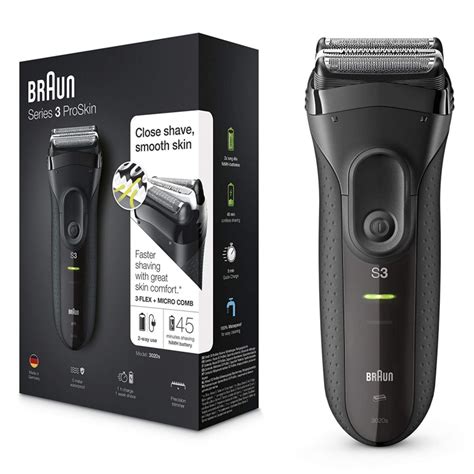 Rasoir électrique rechargeable Braun Series 3 ProSkin 3040s technologie