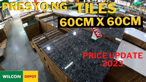 Presyo Ng Tiles Cm X Cm Sa Wilcon Price Update Youtube