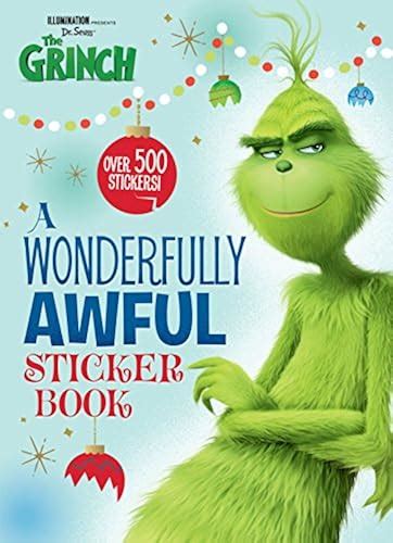 A Wonderfully Awful Sticker Book Illumination S The Grinch