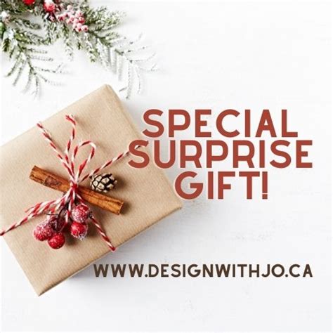 Special Surprise Gift! - Design With Jo