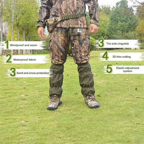 Snake Gaiters Outdoor Hunting Waterproof Snake Guards Snake Bite