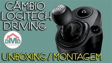 Câmbio Logitech G Driving Force Shifter Para G29 G920 Unboxing