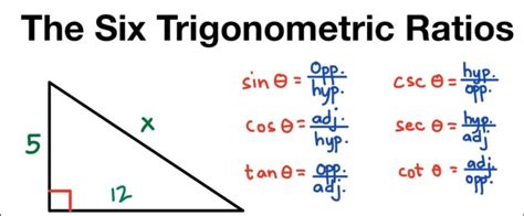 How To Find Trigonometric Ratios In Right Triangles