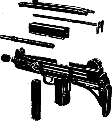 General Characteristics - UZI SMG Caliber 9mm Parabellum