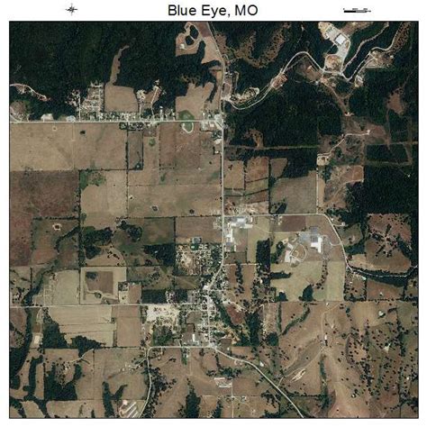 Aerial Photography Map Of Blue Eye Mo Missouri