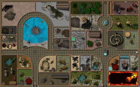 Monster Zoo By Bogie Dj On Deviantart Fantasy Map Tabletop Rpg Maps