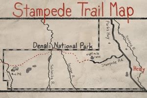 Alaska Stampede Trail Map - Aurie Shaylyn