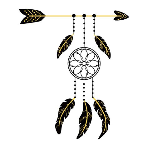 Premium Vector Dream Catcher White Background Isolate