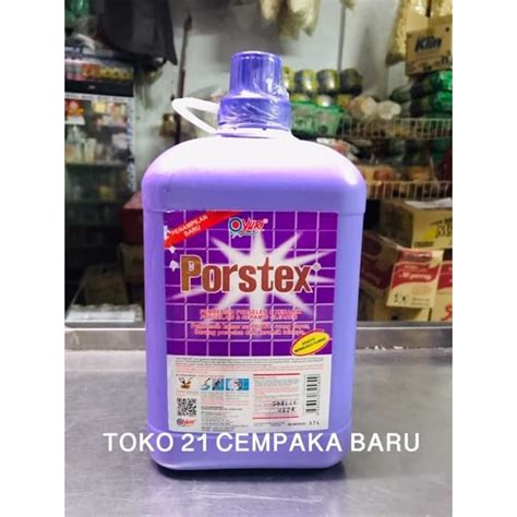 Jual Yuri PORSTEX Warna UNGU Jerigen 3 7 LITER Porstex Pembersih