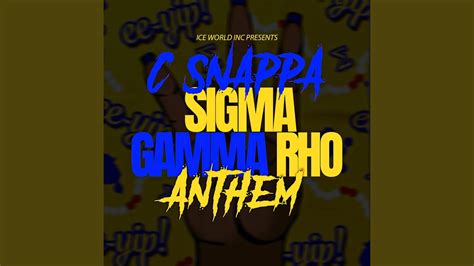 Sigma Gamma Rho Anthem Youtube