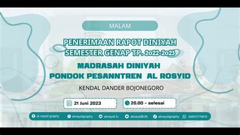 Peringatan Malam Nuzulul Qur An H Pondok Pesantren Al Rosyid