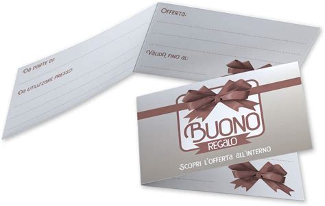 Buoni Regalo Da 50 A 250 Pezzi Biglietti Omaggio Gift Card Coupon