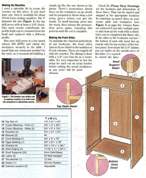 Bookcase Plans • WoodArchivist