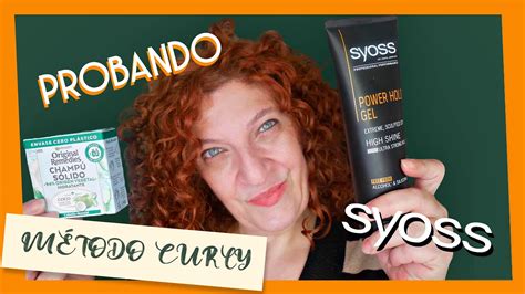 Metodo Curly Novedad Probando Syoss Power Hold Y Champ Solido De