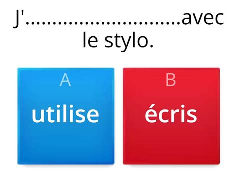 A Quoi Ca Sert Les Materiels Scolaires Quiz