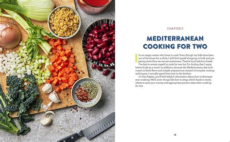 The Mediterranean Diet Cookbook For Two: 100 Perfectly Portioned ...