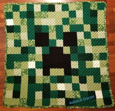 Minecraft Creeper C2c Crochet Pattern Etsy In 2021 C2c Crochet