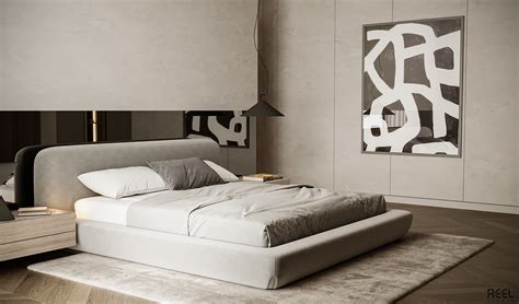 Monochrome Bedroom Design Behance