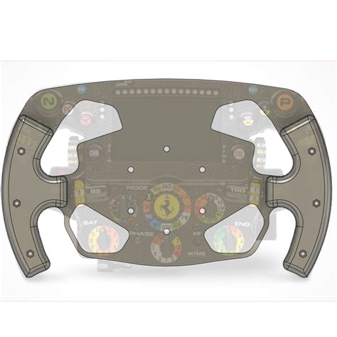 STL File FANATEC CLUBSPORT UNIVERSAL HUB F1 STYLE ADD ON WHEEL DXF