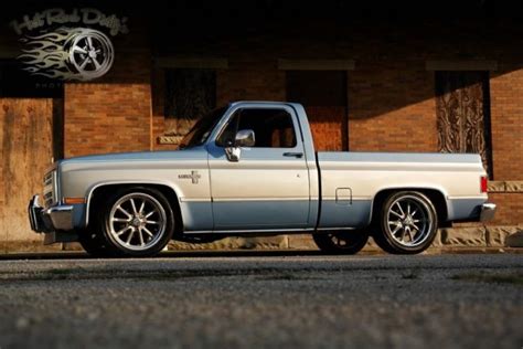 Slammed Silverado Squarebody C10 Chevy Hot Rat Street Rod Patina Pickup