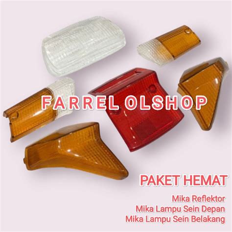 Jual PAKET HEMAT Mika Reflektor Mika Lampu Sein Depan Dan Belakang