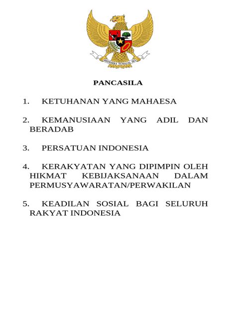 isi pancasila secara ringkas  pengembangan diri sains matematika