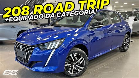 NOVO PEUGEOT 208 ROAD TRIP 2023 MELHOR HATCH NA FAIXA DE PREÇO NÃO