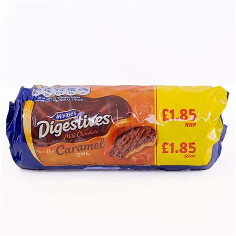 Mcvities Digestive Milk Chocolate Wheatmeal Biscuit With Caramel Coverd