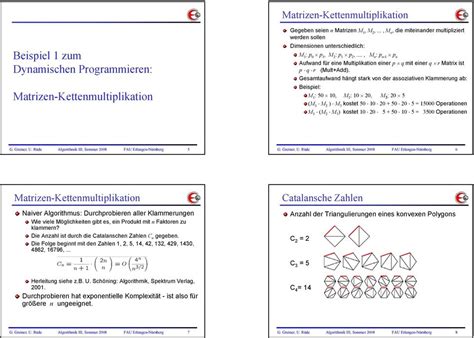 Optimierung Algorithmik Iii Algorithmen Und Modelle F R