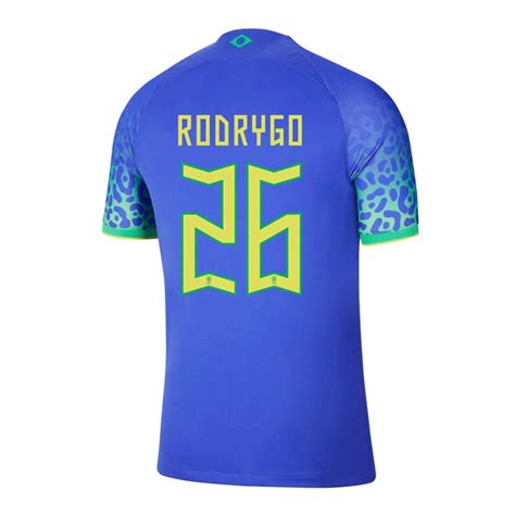 RODRYGO 26 Brazil Away Jersey World Cup 2022 Gogoalshop