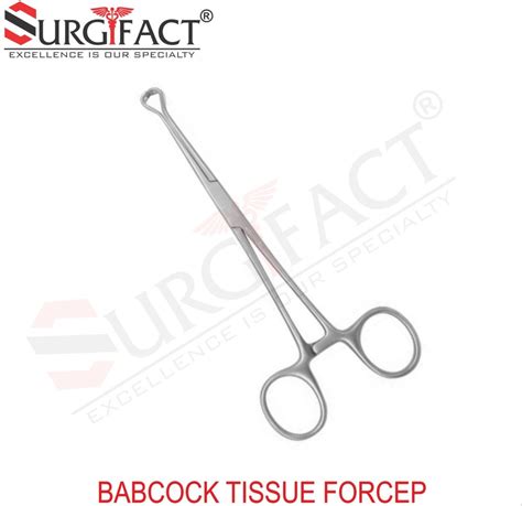 Stainless Steel Surgifact Babcock Tissue Forcep At Rs Piece In