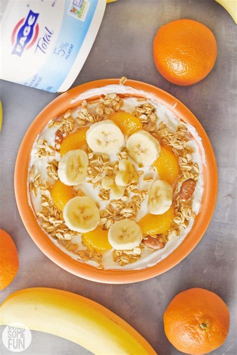 Greek Yogurt Bowls With Fruit And Toppings Sprinkle Some Fun