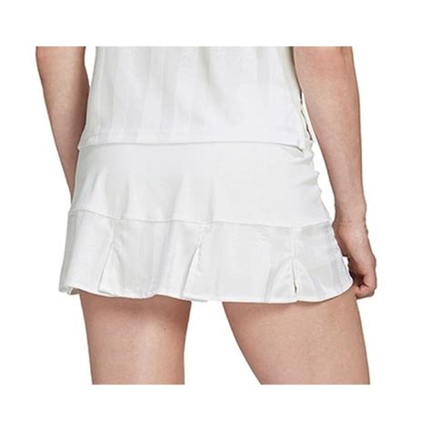 Adidas Women S T Match Tennis Skirt Engineered White Scarlet