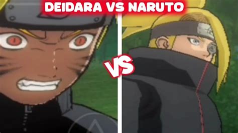 DEIDARA VS NARUTO Namatin Naruto Shippūden Ultimate Ninja 5 7 YouTube