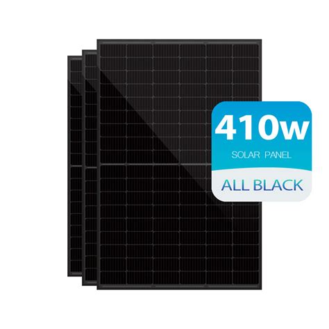 EU Warehouse High Efficiency Full Black Shingled PV Module 410W Solar