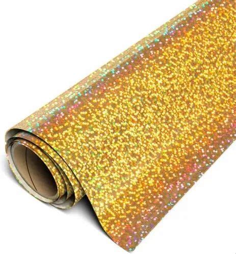 Korean Plain Gold Hologram Heat Transfer Vinyl Packaging Type Roll