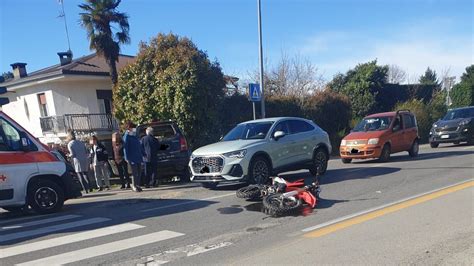 Incidente A Lomazzo Schianto Tra Auto E Moto Prima Como