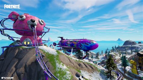 Fortnite News On Twitter An Io Blimp Has Appeared At Rave Cave