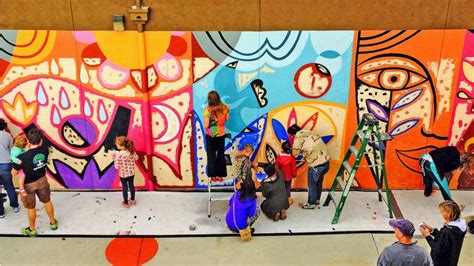 How Rafael López Brought A Community Together School Murals