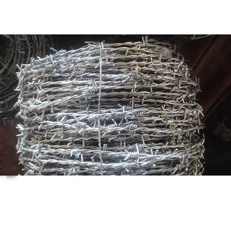 Galvanized Iron Barbed Fencing Wires Wire Diameter 20 Mm At Rs 69 Kg