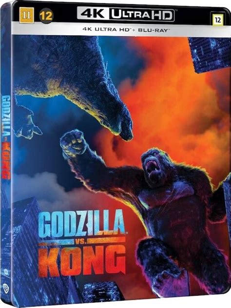 Godzilla Vs Kong Steelbook K Ultra Hd Blu Ray Film K B Billigt