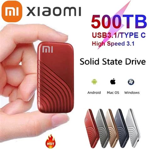 Xiaomi 2024 Orijinal Y Ksek H Zl 2TB 16TB 8TB SSD 2TB Ta Nabilir Harici