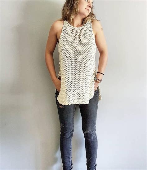 Free Knitting Patterns Tank Tops