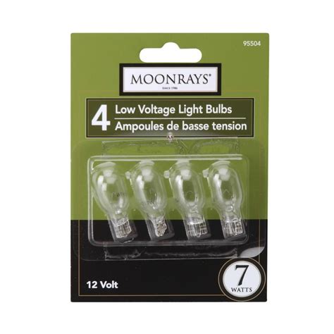 Moonrays 7 Watt Clear Glass T5 Wedge Base Incandescent Replacement