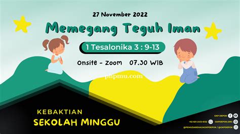 Kebaktian Jumat Agung Sekolah Minggu 7 April 2023