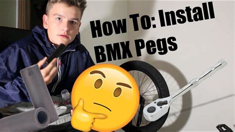 How To Install Bmx Pegs Youtube