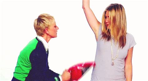 Ellen Vacuums Jennifer Anistons Armpit Rific