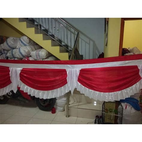 Jual Bendera Merah Putih Rumbai Polos Bendera Merah Putih Panjang