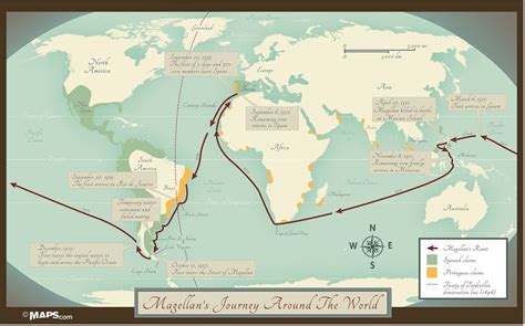 Magellan's Journey | Maps.com.com